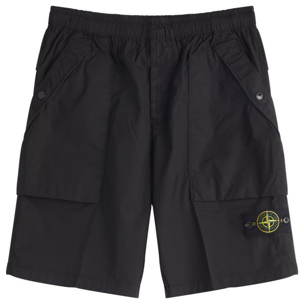 

Шорты Tela Paracadute Stone Island, черный