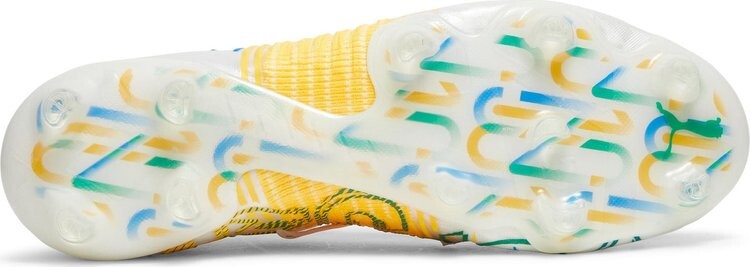 Бутсы Puma Neymar Jr. x Future Z 1.1 FG AG Jelly Bean, белый — фото 4