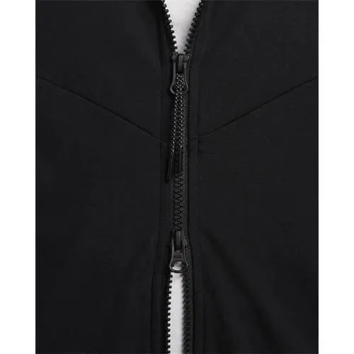 Мужская куртка из футера с принтом Tech Fleece Lightweight Full-Zip Hooded Jacket Nike, Schwarz — фото 3