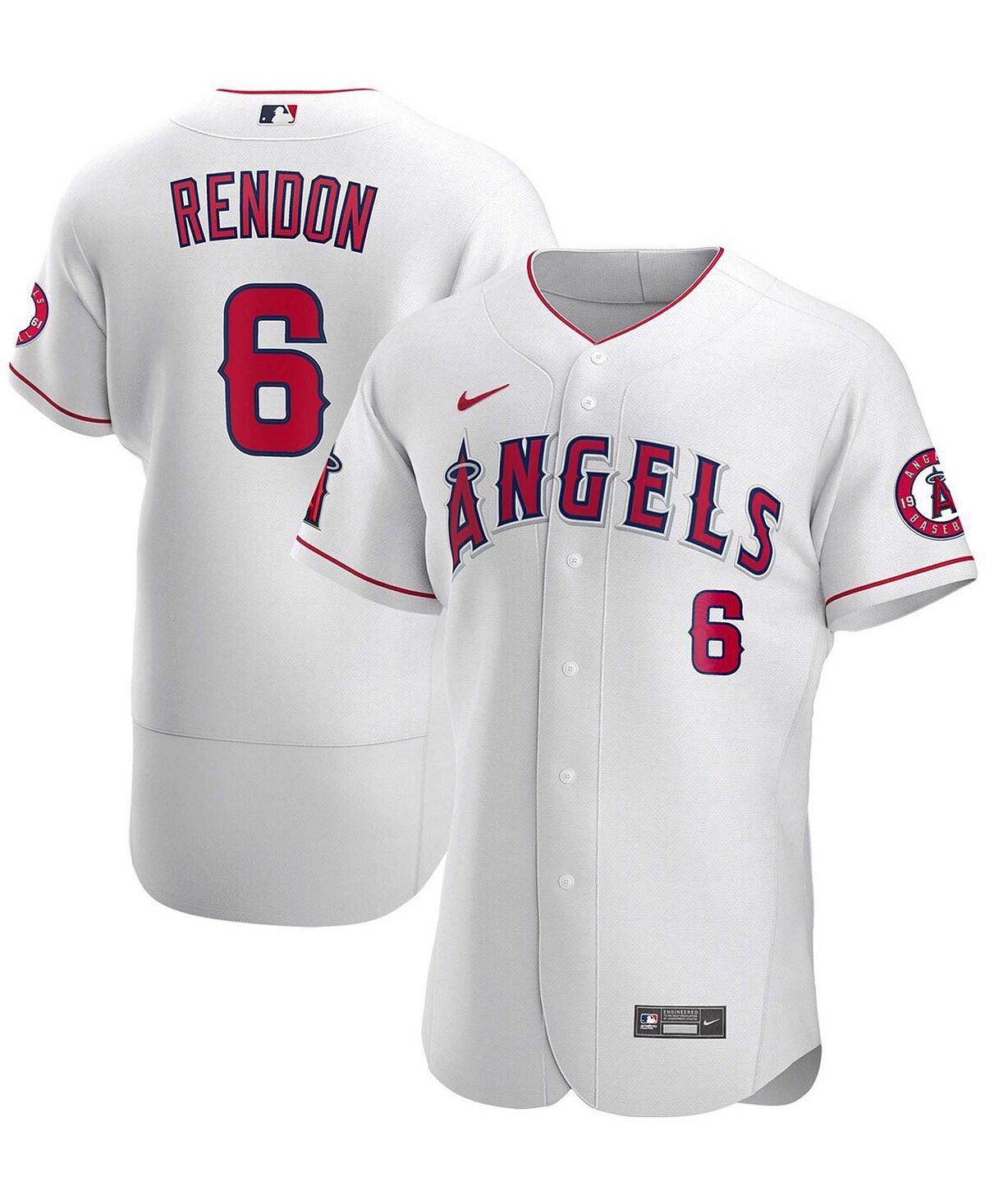 Мужская спортивная майка anthony rendon white los angeles angels authentic player Nike, белый — фото 2