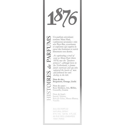 Histoire De Parfums Histoires De Parfums 1876 аромат для женщин EDP 120 мл — фото 2