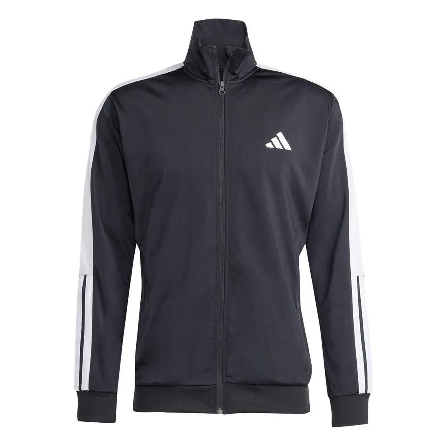 Спортивный свитшот с принтом Colourblock Track Top adidas, Черно-белый