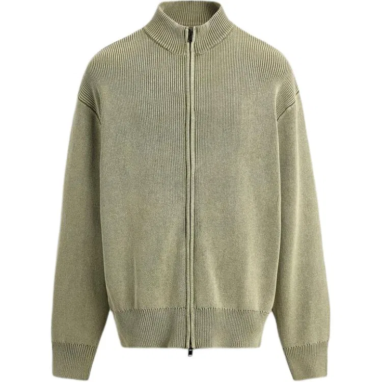 Мужская куртка с воротником-стойкой Green ZARA