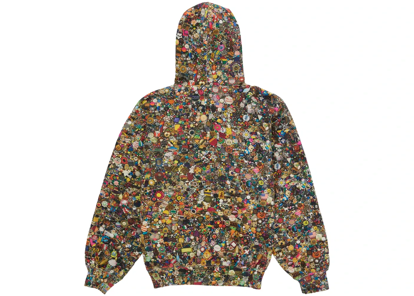 Мужская худи на молнии Supreme Mike Kelley Multicolor — фото 2