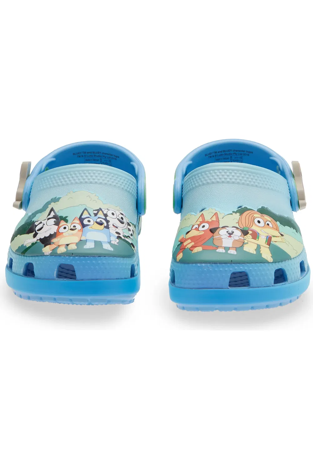 Детские сабо с персонажами Bluey Classic Clog Crocs, Blue Multi — фото 4