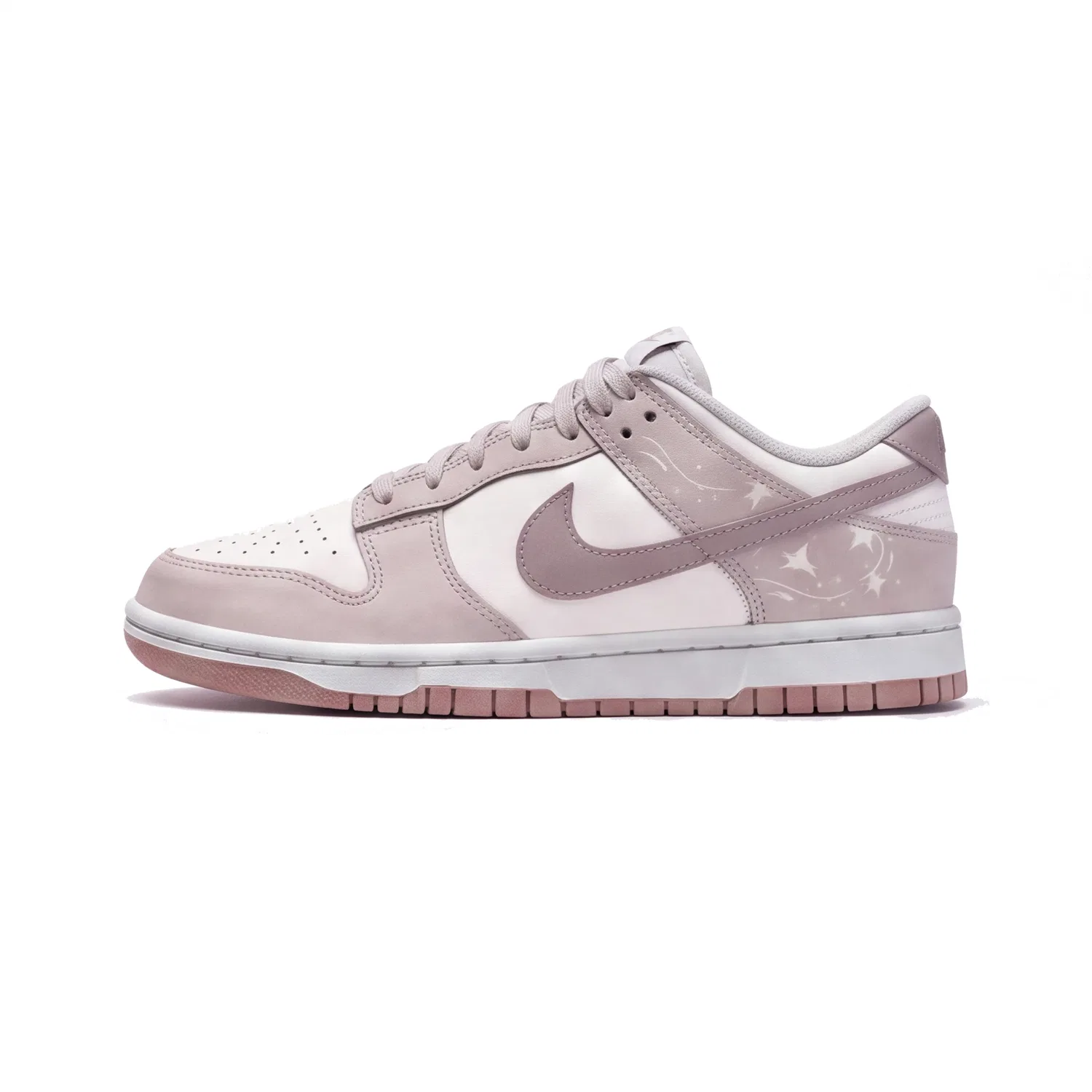 Детские кроссовки для скейтбординга с принтом Nike Dunk Low, Pink — фото 3