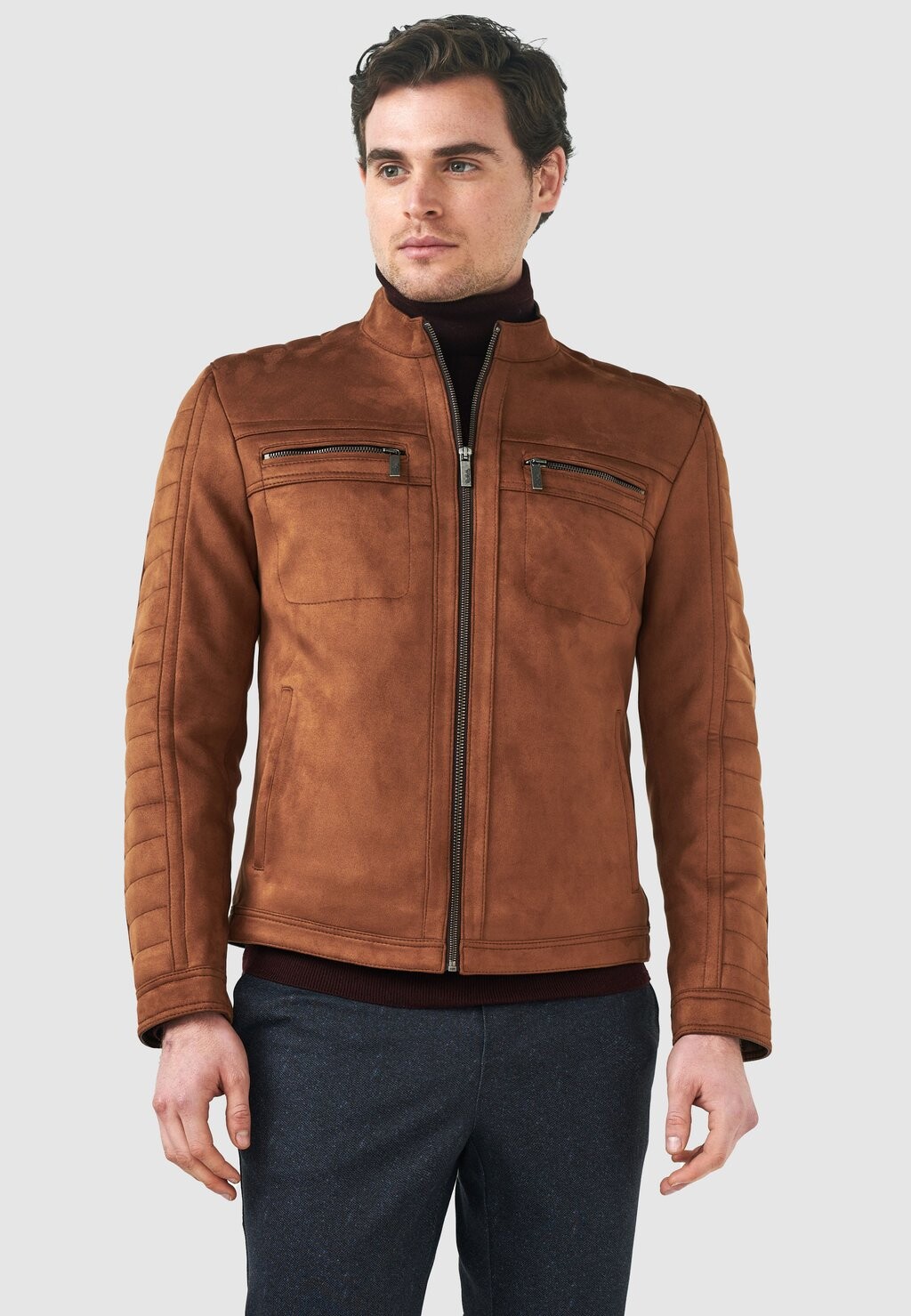 

Куртка из искусственной кожи Pierre Cardin, коричневый
