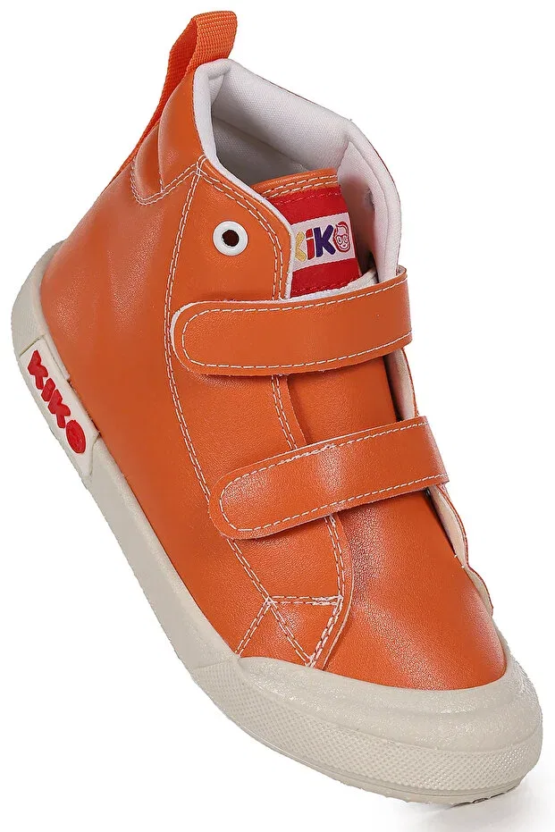 Детские ботинки для мальчиков на липучке Garf daily velcro baby boy boots shoes Kiko Kids, Orange