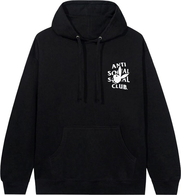 

Худи Anti Social Social Club x Playboy Bunny Logo Hoodie 'Black', черный