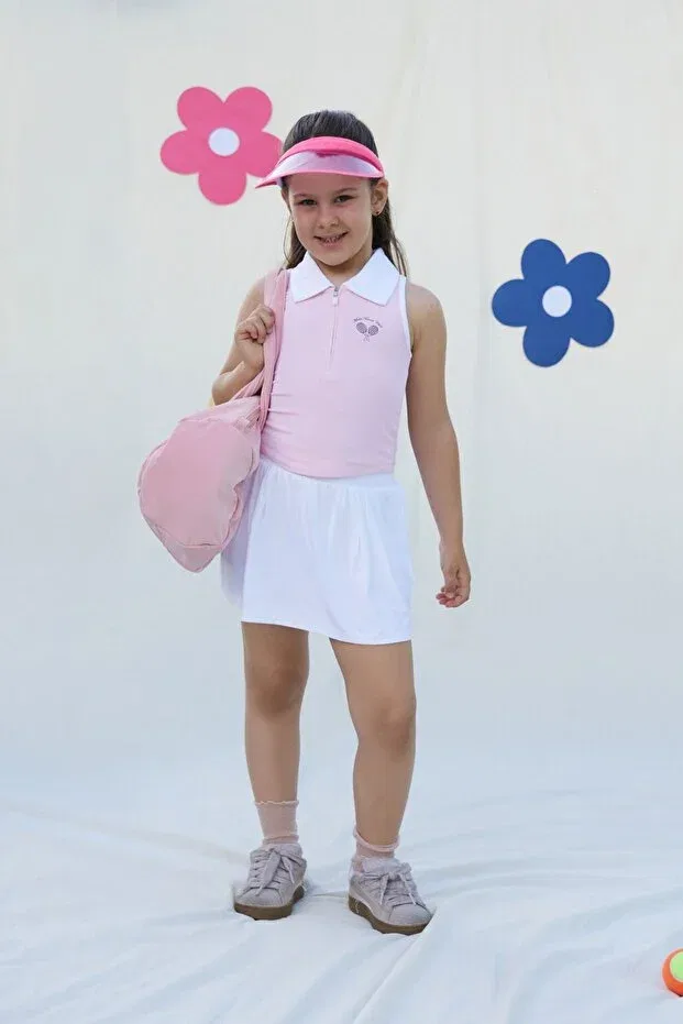 Детский топ для девочек без рукавов Tennis Club Miela Kids, Candy Pink