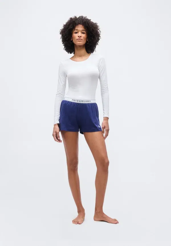 Шорты хлопковые Shorts 2 pack - pyjama bottoms Polo Ralph Lauren белый, Navy