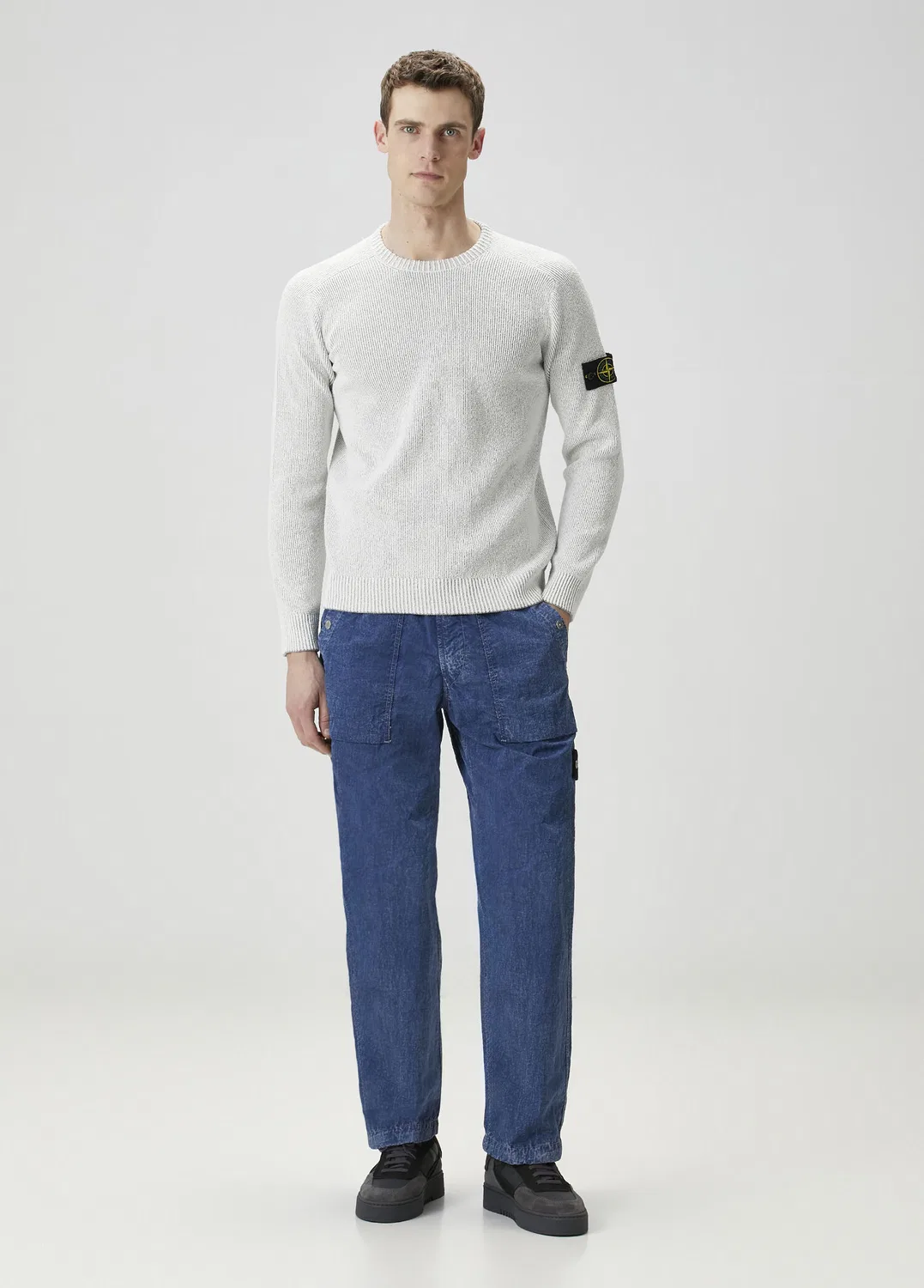 Джинсы Stone Island, темно-синий