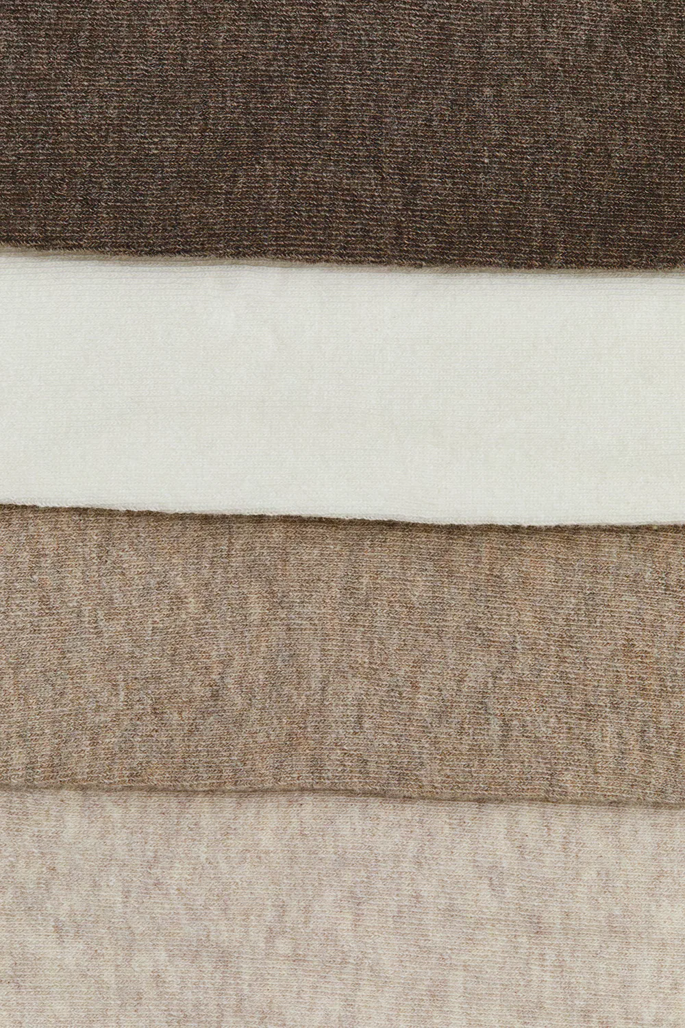 Набор из 4 тонких вязаных колготок H&M, Beige/Braun — фото 4