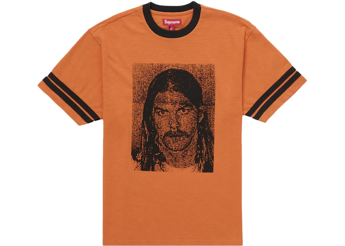 Мужская футболка с принтом Supreme Dash Snow S/S Top, Orange