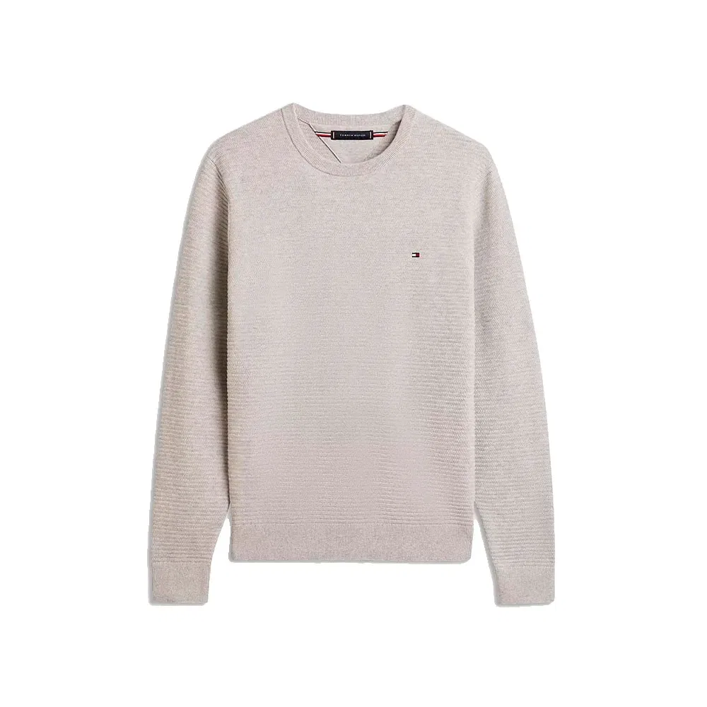Свитер Seasonal Structure Tommy Hilfiger, серый — фото 3