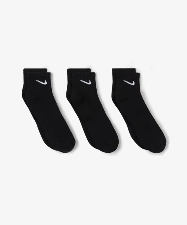 Носки повседневные анионные, 3 пары, Nike, черный/белый — фото 2