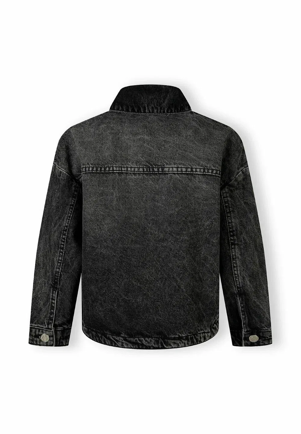 Стиль - джинсовая куртка Minoti, Black Denim — фото 3