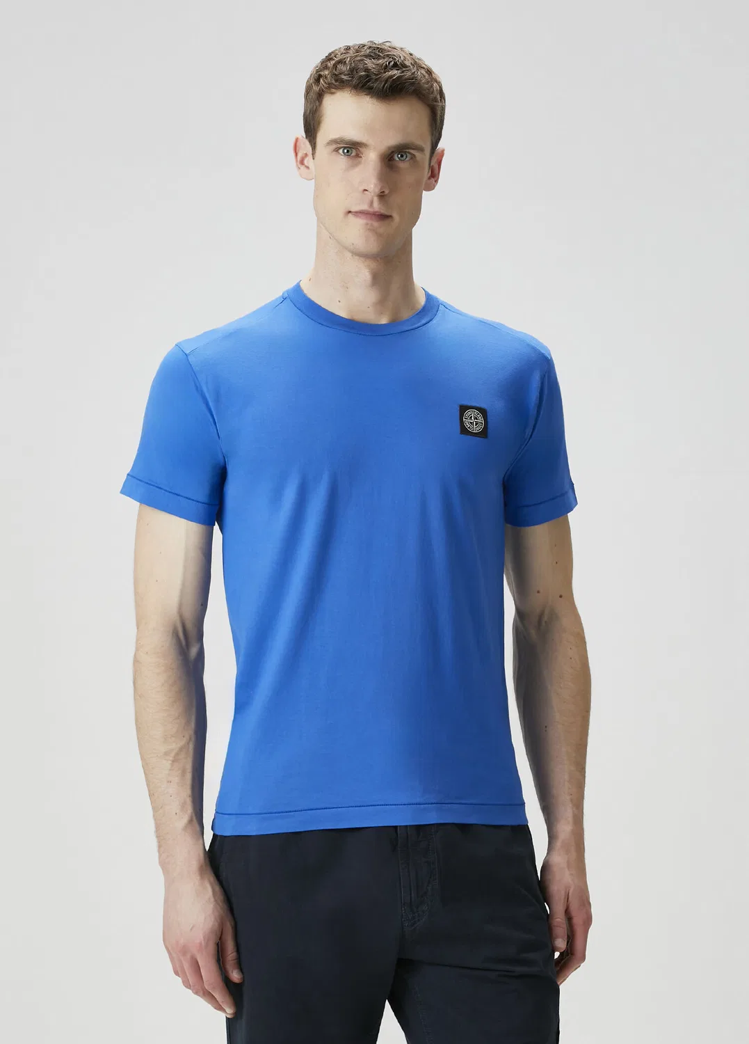 Футболка Logo Detaylı Stone Island, dark blue