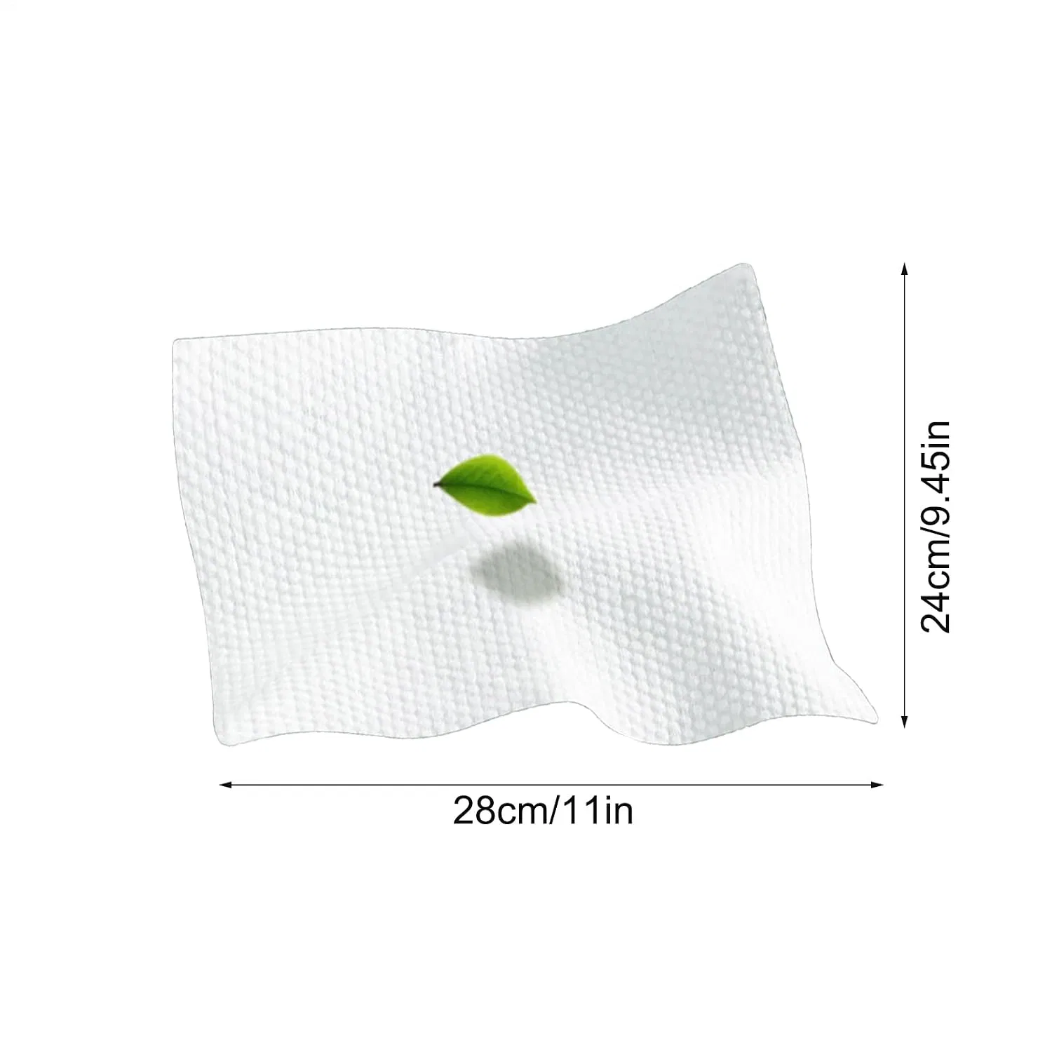 Сжатые салфетки для лица 20 шт, 11x9,45 дюймов, Cotton, мультиколор Generisch — фото 2