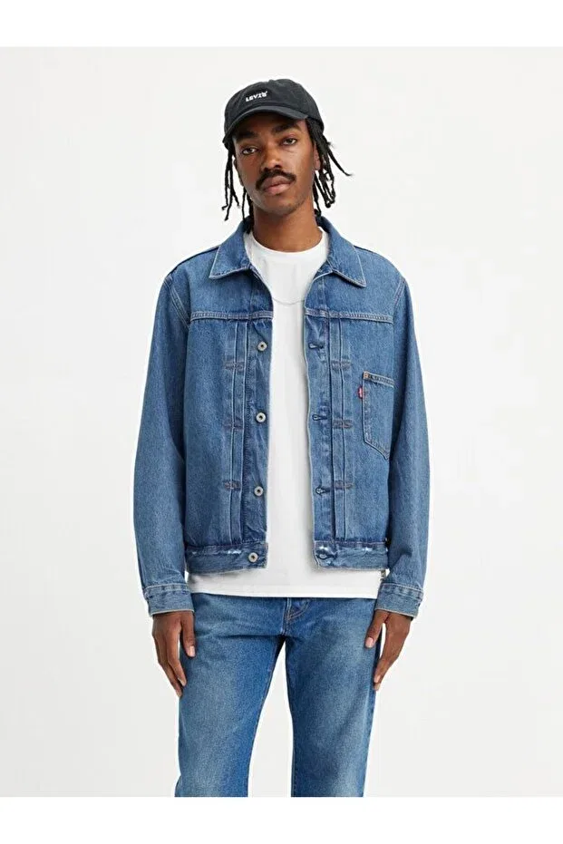 Мужская куртка с длинным рукавом Type i trucker jacket Levi'S, Med Indigo - Worn In