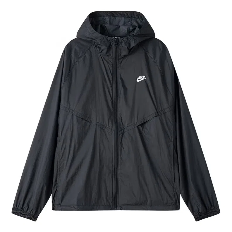 Куртка ветровка с длинным рукавом Windrunner Nike, черный