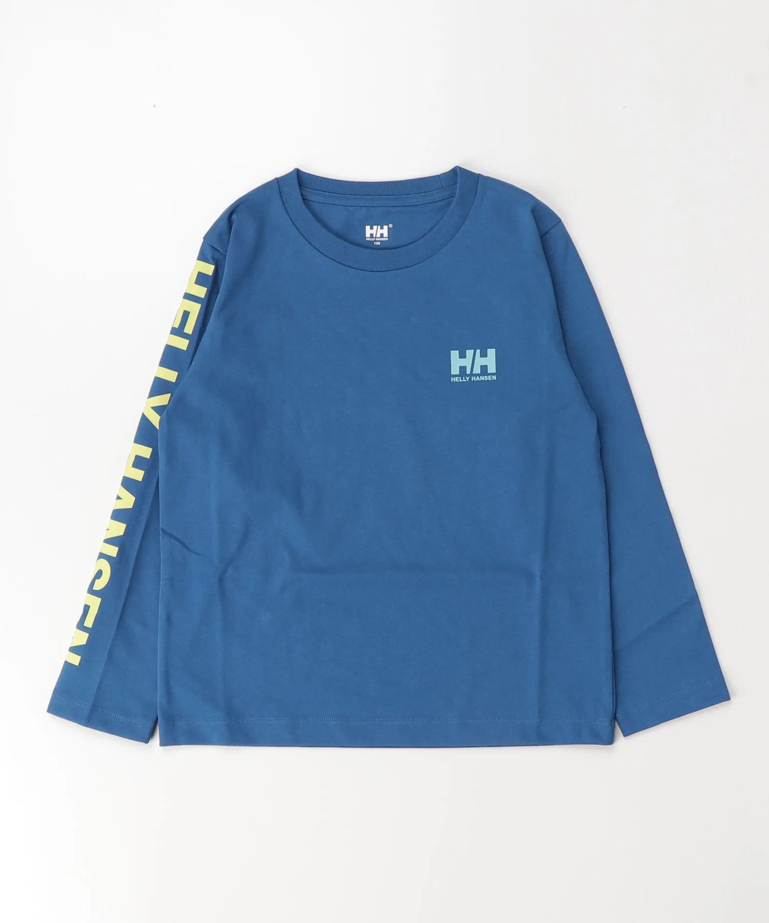 Детская футболка с логотипом HELLY HANSEN синяя — фото 4