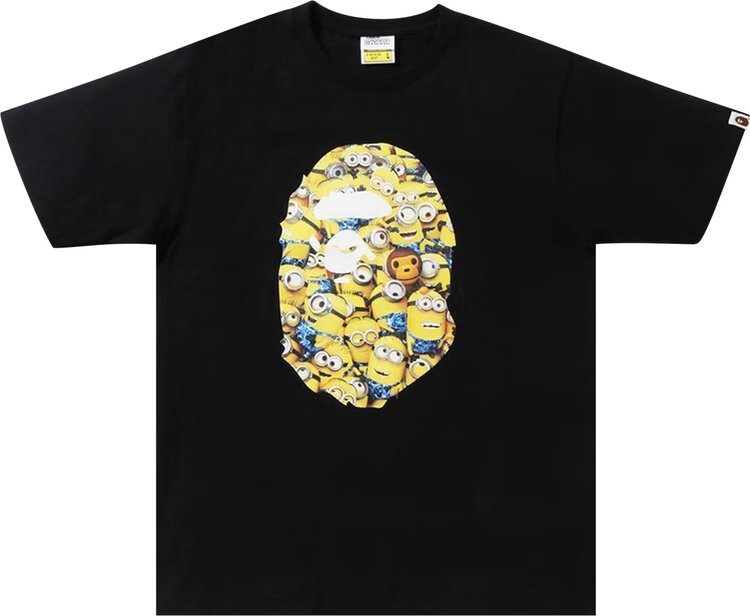 

Футболка BAPE x Minions Tee 09 'Black', черный