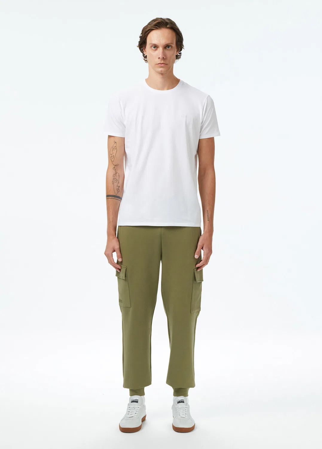 Футболка Slim Fit Lacoste, белый — фото 3