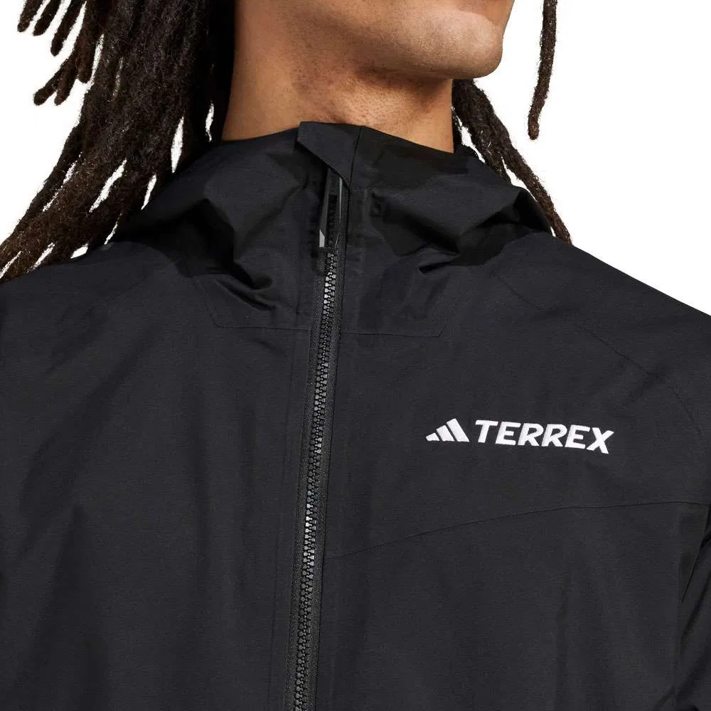 Adidas Performance Terrex Multi 2L RAIN.RDY Regenjacke Черный — фото 4