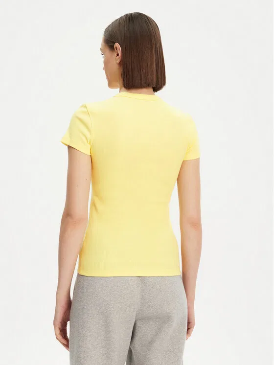 Футболка Lacoste Slim Fit, Желтая — фото 3