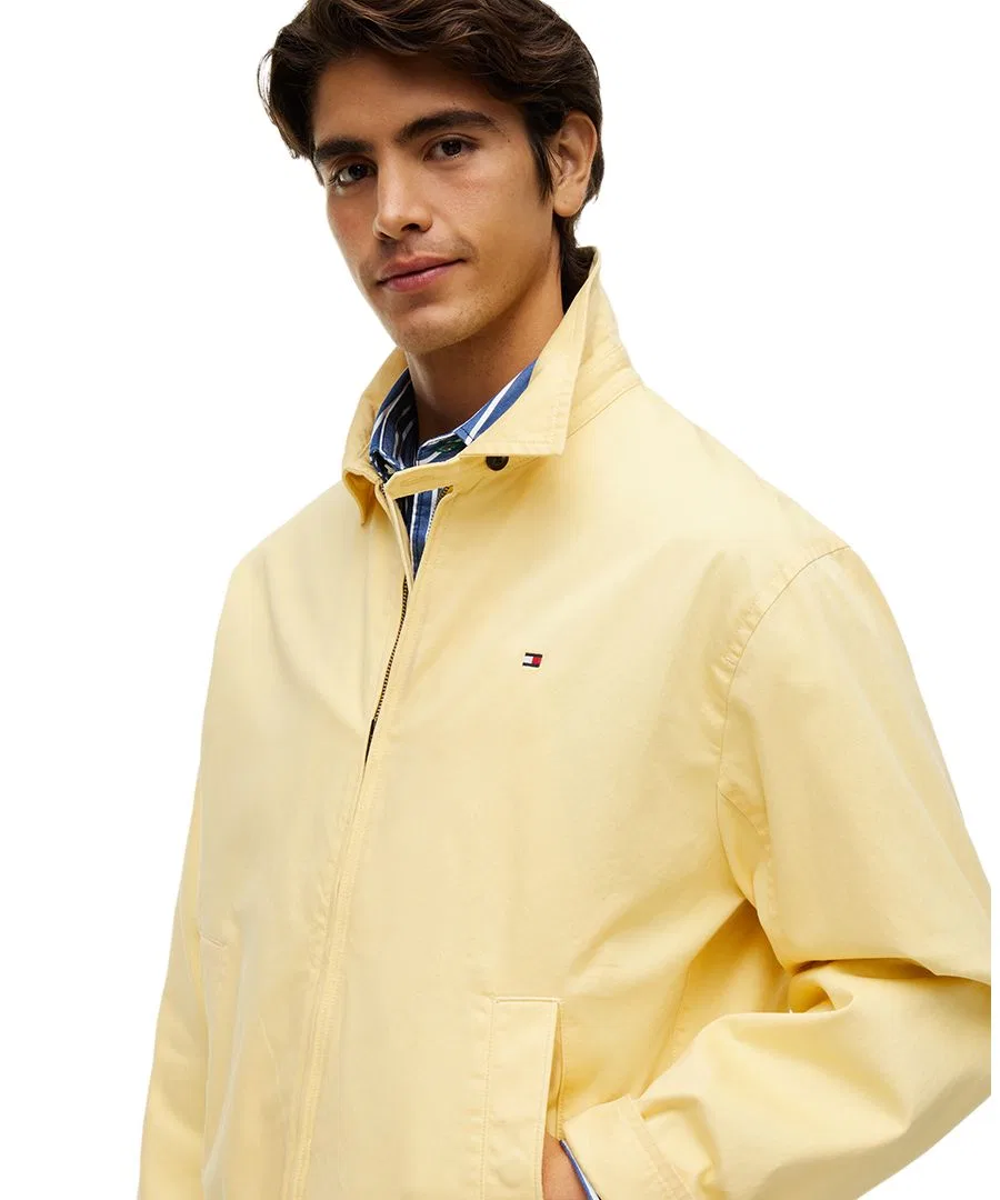 Мужская куртка с полной застежкой-молнией Classic Ivy Jacket Tommy Hilfiger, Light Daffodil — фото 3