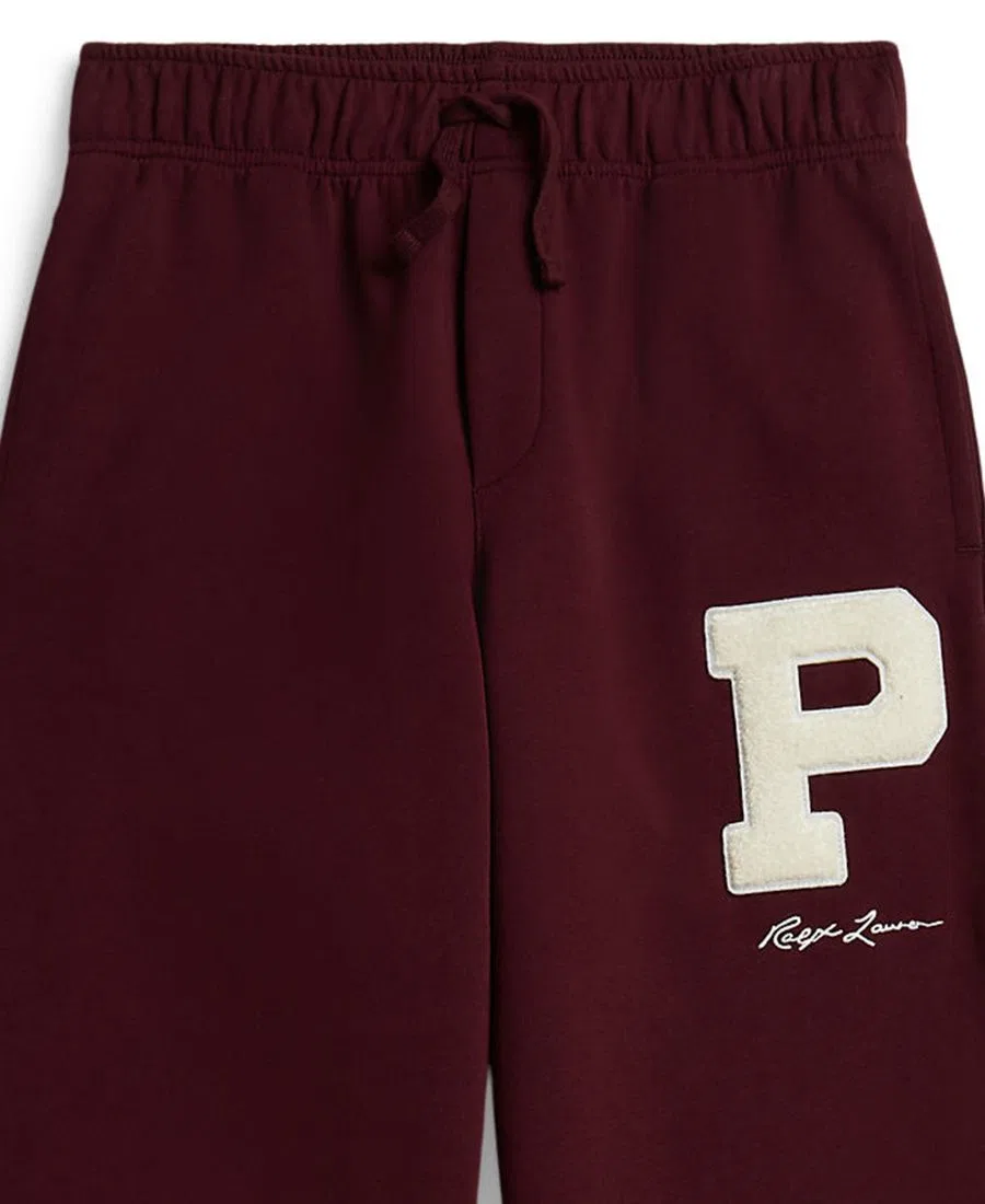 Спортивные брюки из хлопка с эмблемой P Polo Ralph Lauren, Rich Ruby — фото 3