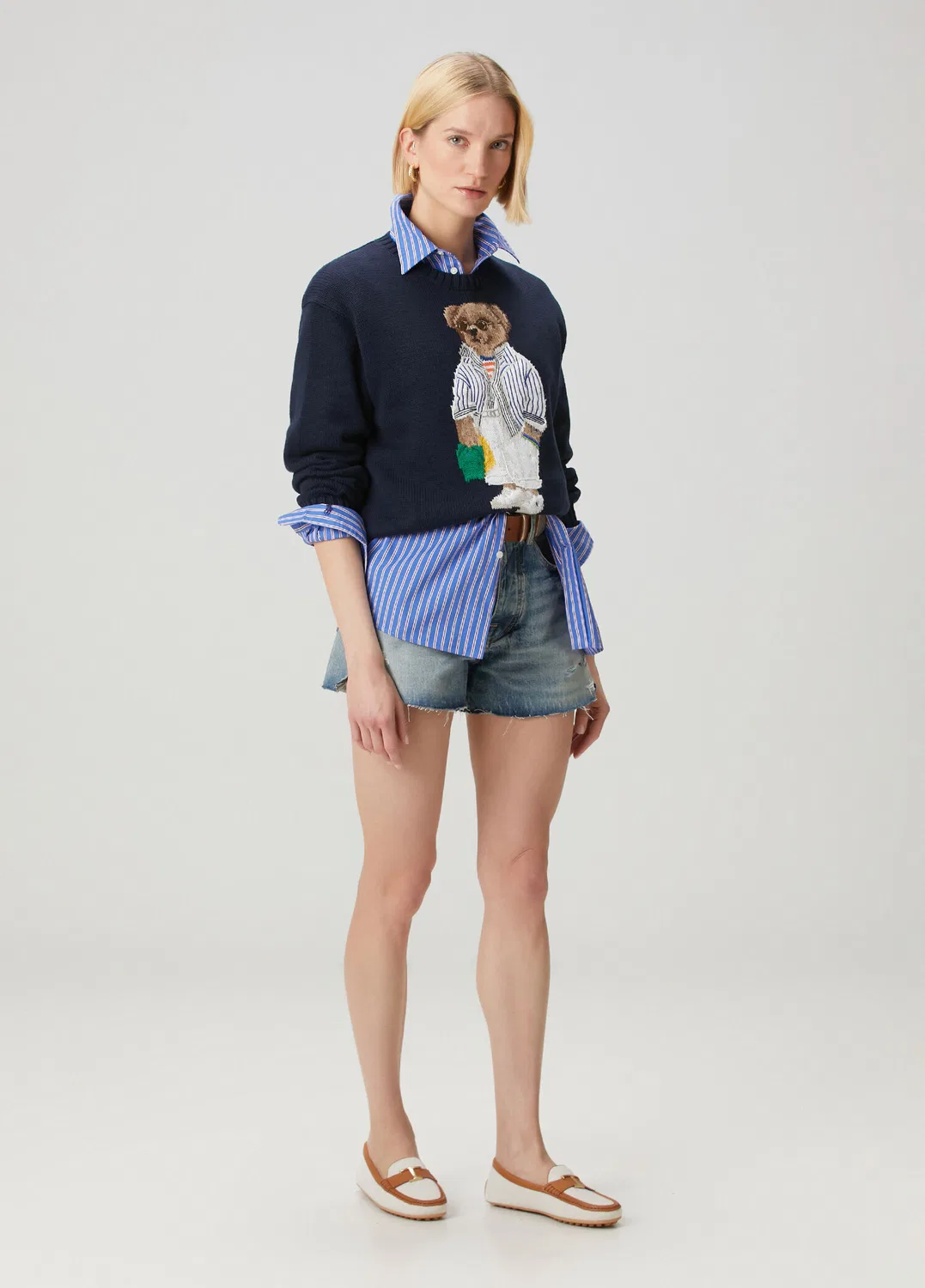 Свитер Polo Bear Relaxed Fit Polo Ralph Lauren, lacivert — фото 2