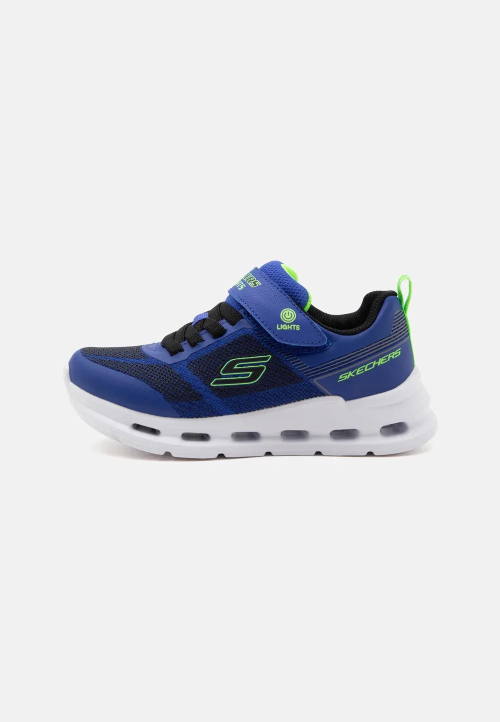 Подсветка ступеней Glide - кроссовки Skechers, Blue/Black/Lime