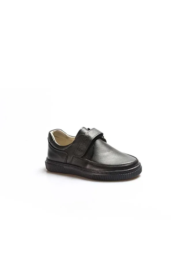 Детские повседневные туфли из натуральной кожи Mirgeshoes, Black — фото 3
