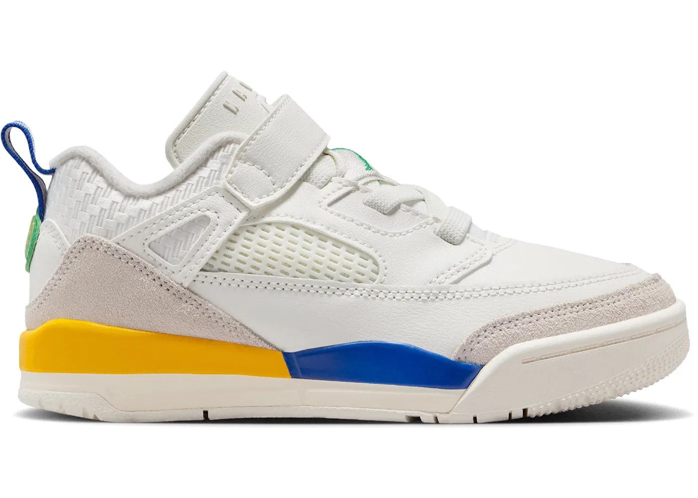 Детские кроссовки Lifestyle с принтом Jordan Spizike Low Jordan, Sail/Lucky Green/Old Royal/Phantom/Photon Dust