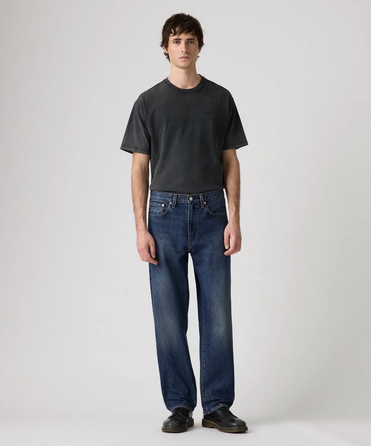 Мужские джинсы свободного кроя 568 Loose Straight Levi's, Dark Indigo Blue — фото 2