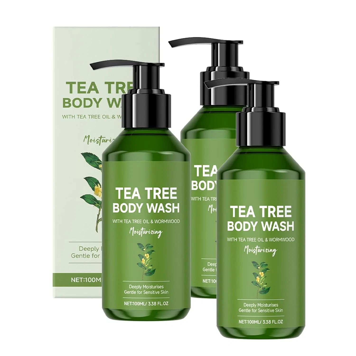 Гель для душа Tea Tree, QPJUVC, 100 мл