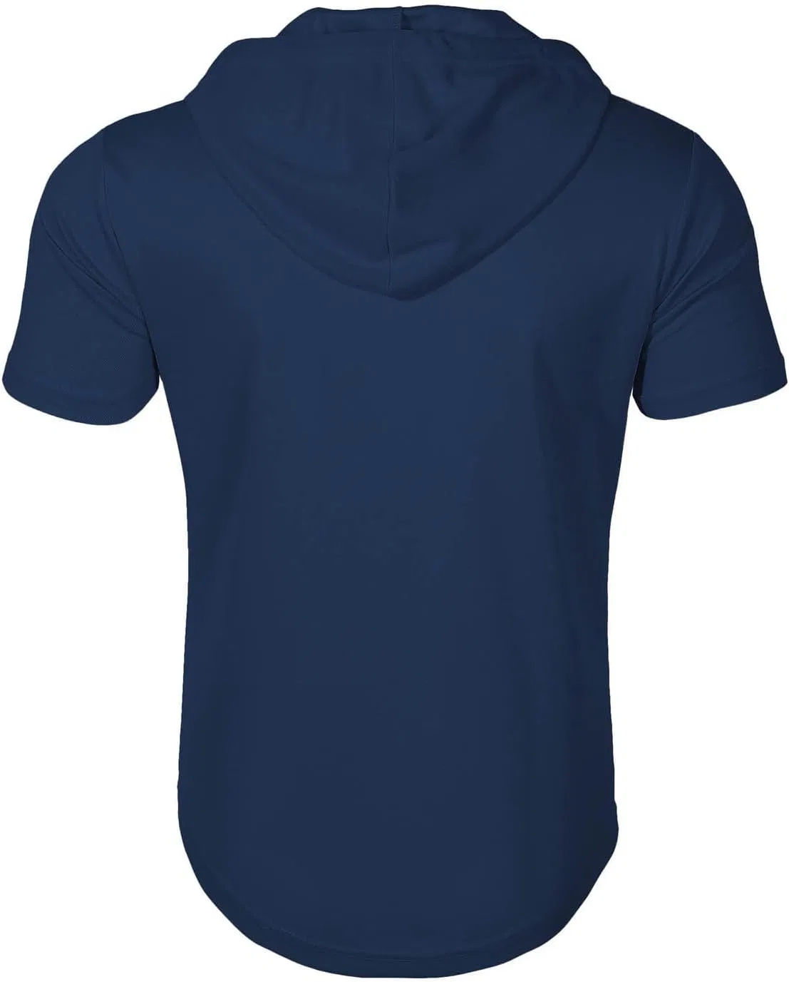 Мужская спортивная футболка с капюшоном Slim Fit, Navy — фото 4