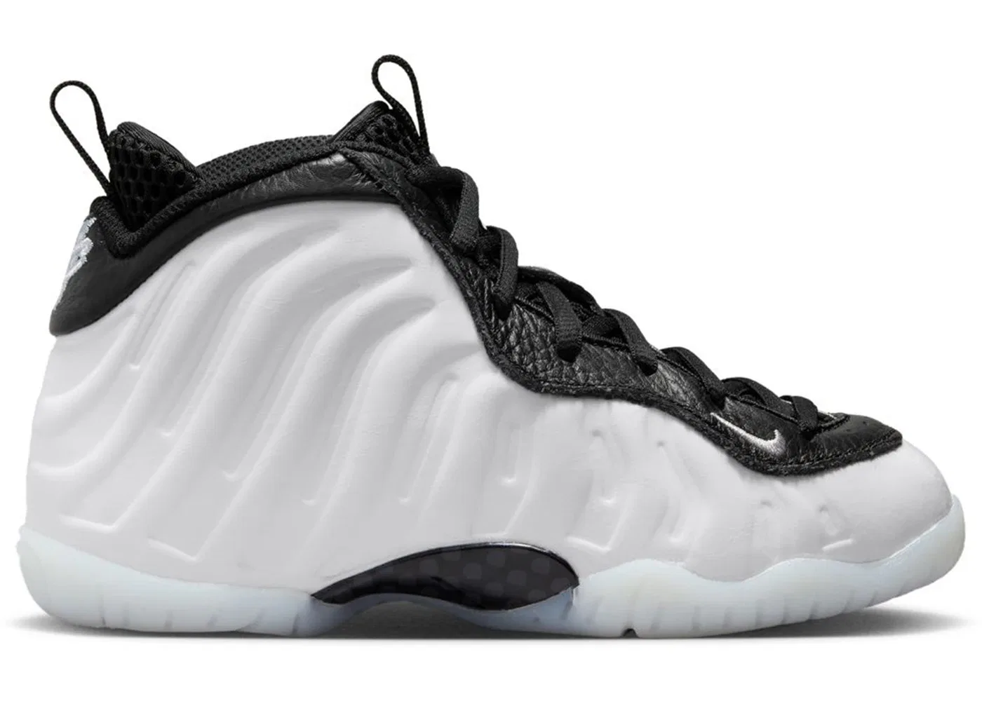 Детские кроссовки Lifestyle Nike Little Posite One, White/Metallic Silver-Black-Cobalt Bliss-Racer Blue