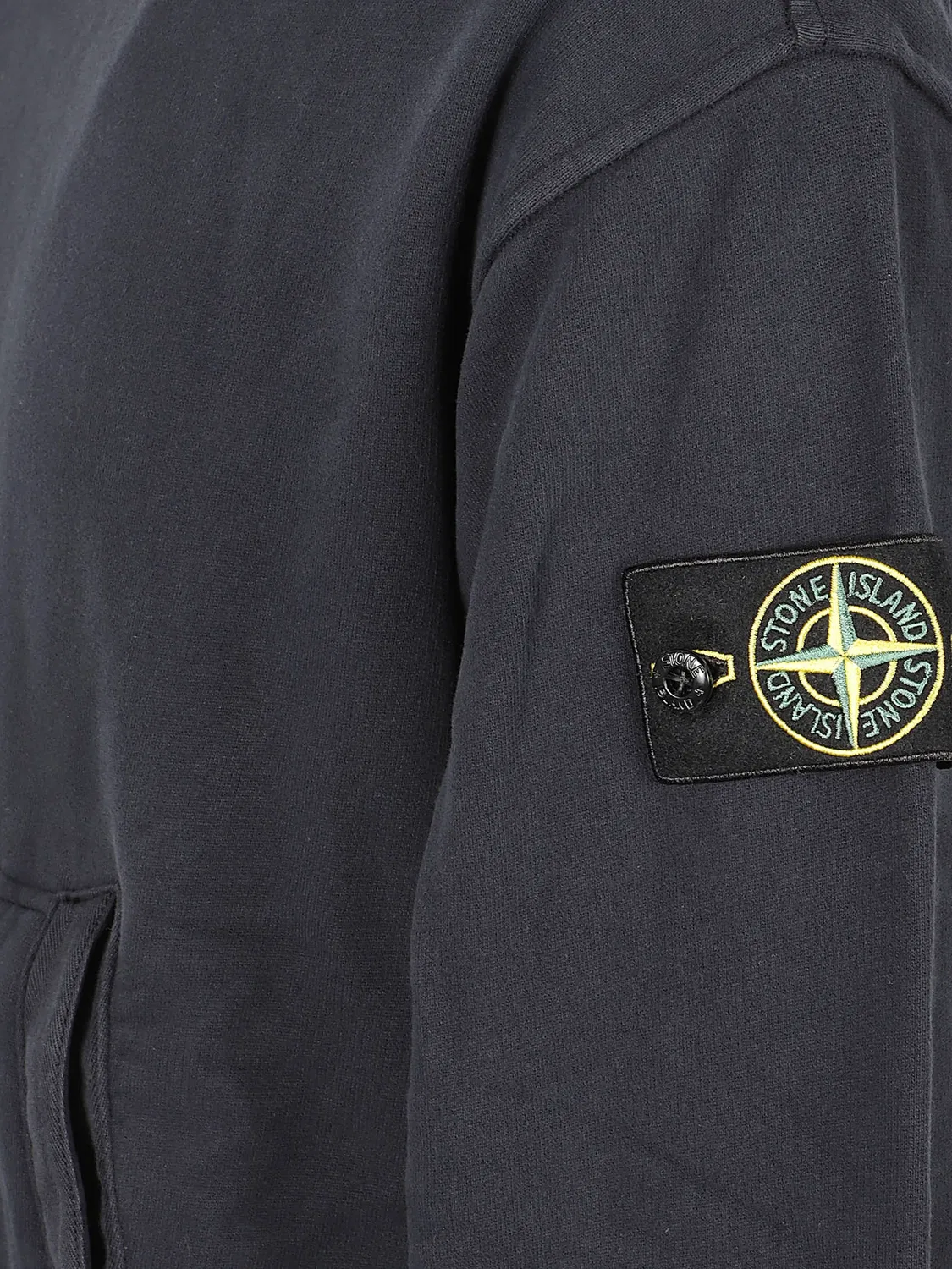 Stone Island Худи с нашивкой, синий — фото 2