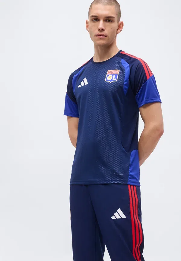 Брюки для презентации соревнований Olympique lyonnais 26/27 tiro26 - клубная одежда Adidas Performance, темно-синий — фото 4