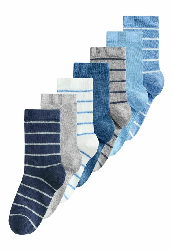 Носки комплект 7 пар Stripe 7 pack Next, синий
