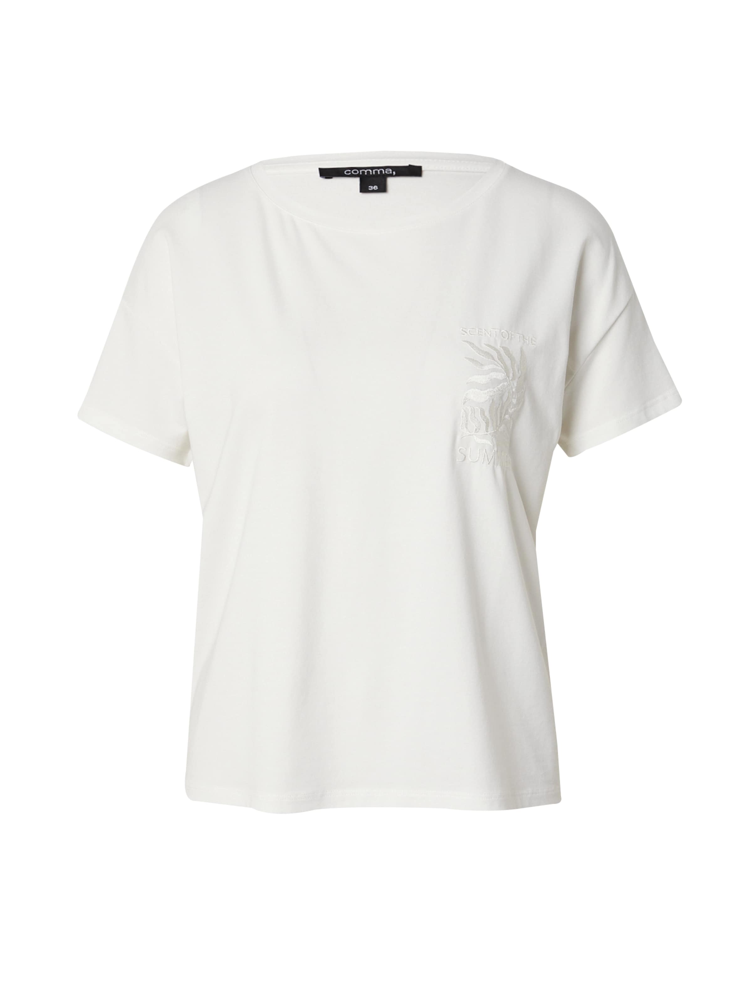 

COMMA Футболка в цвете White, Natural White, Белый, COMMA Футболка в цвете White, Natural White