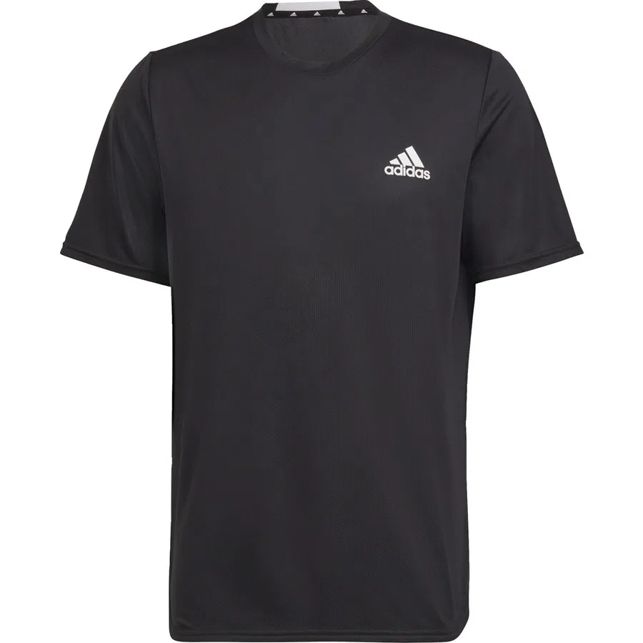 Футболка спортивная с длинным низом AEROREADY Designed for Movement adidas, Черный
