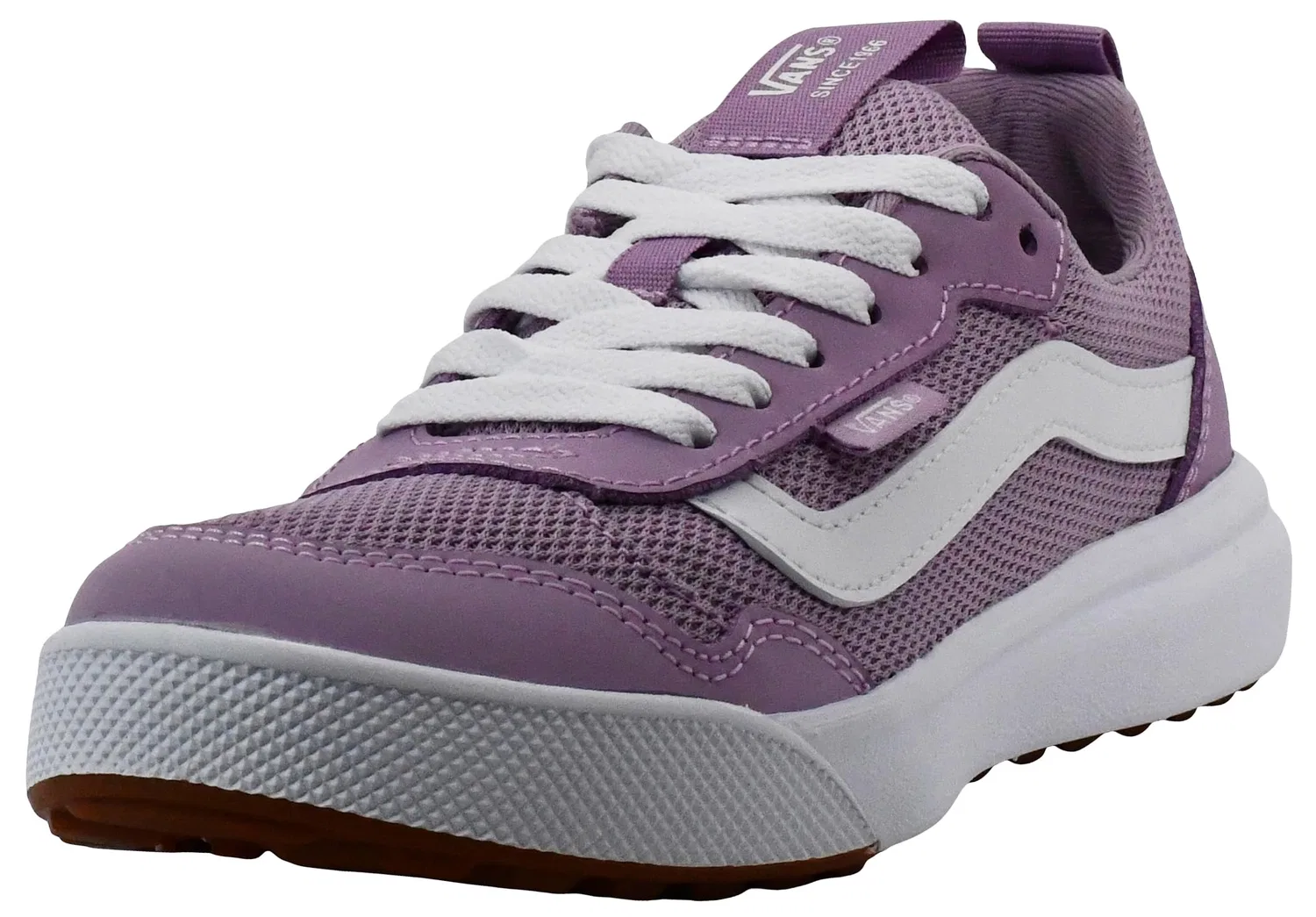 Детские кроссовки на шнуровке Vans, Mesh Lavender Mist