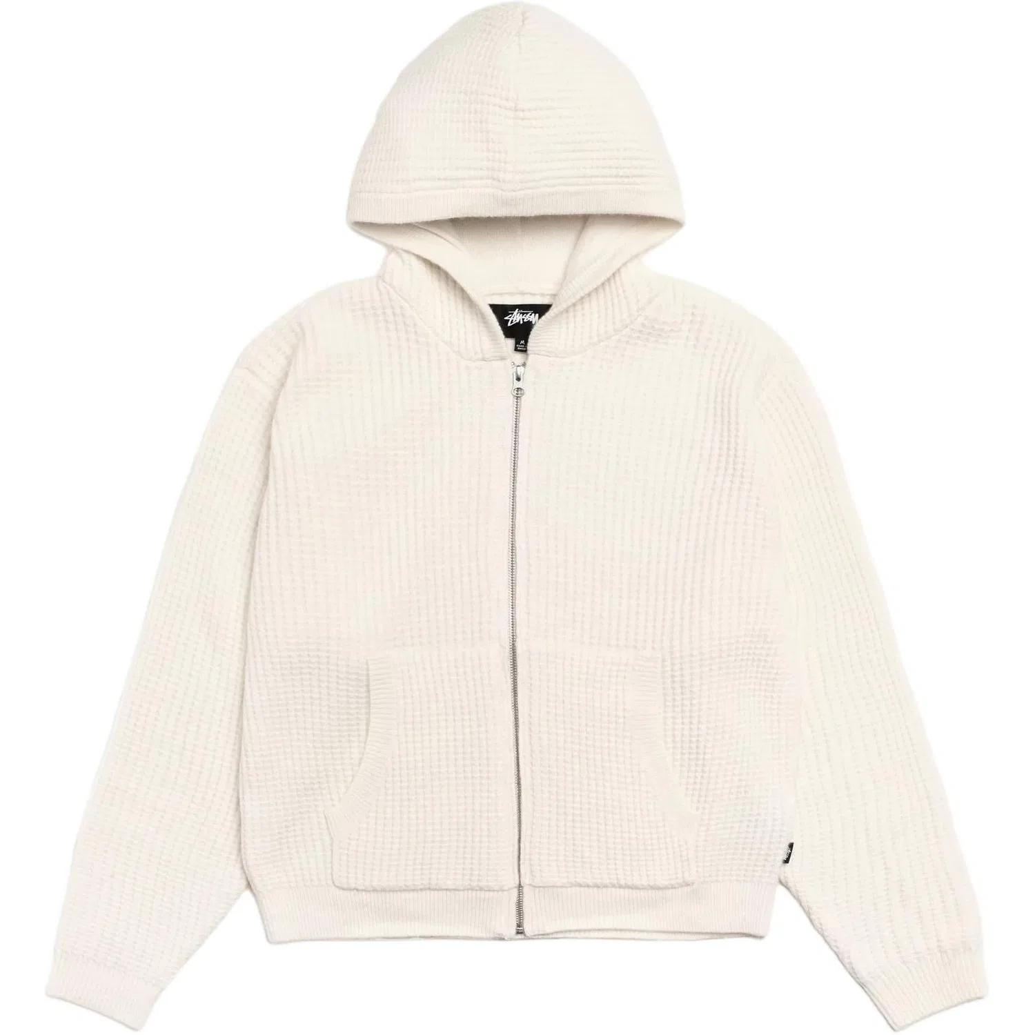 Детское кашемировое худи с принтом FW26 Cashmere Sweaters Unisex Moderate Stussy, Ivory