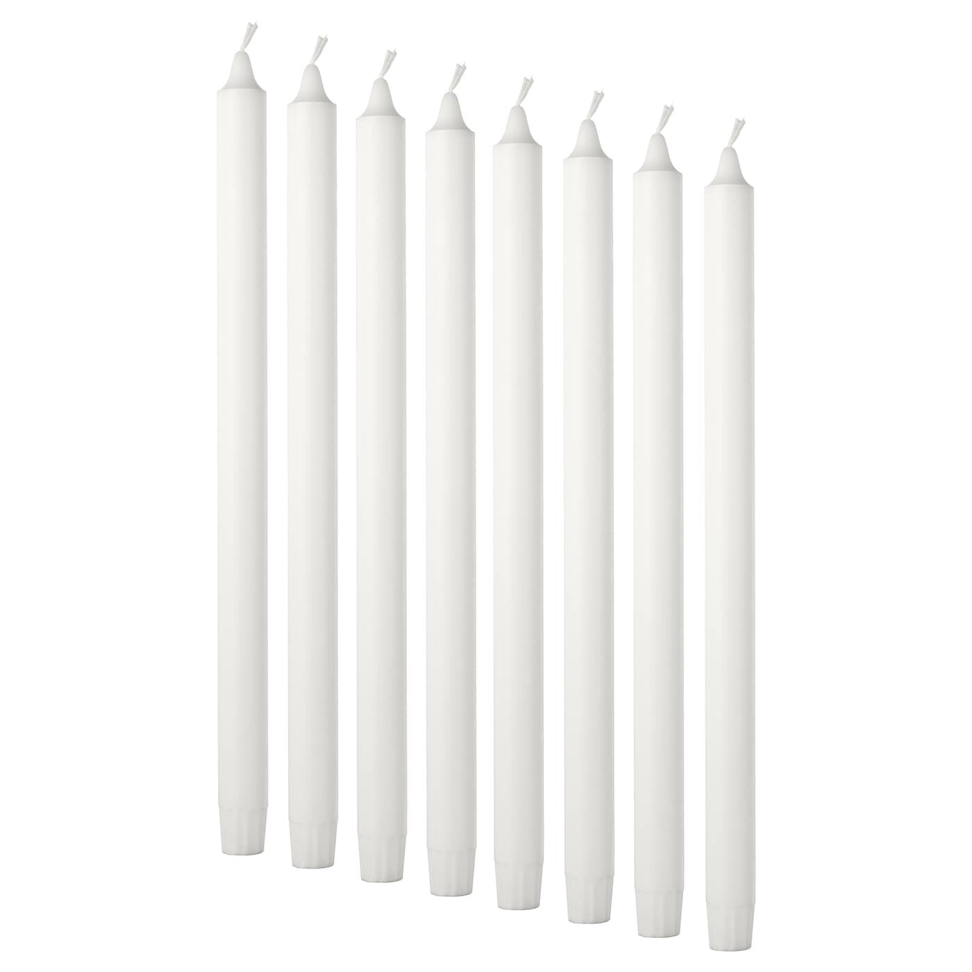 JUBLA ЮБЛА Свеча, белая IKEA