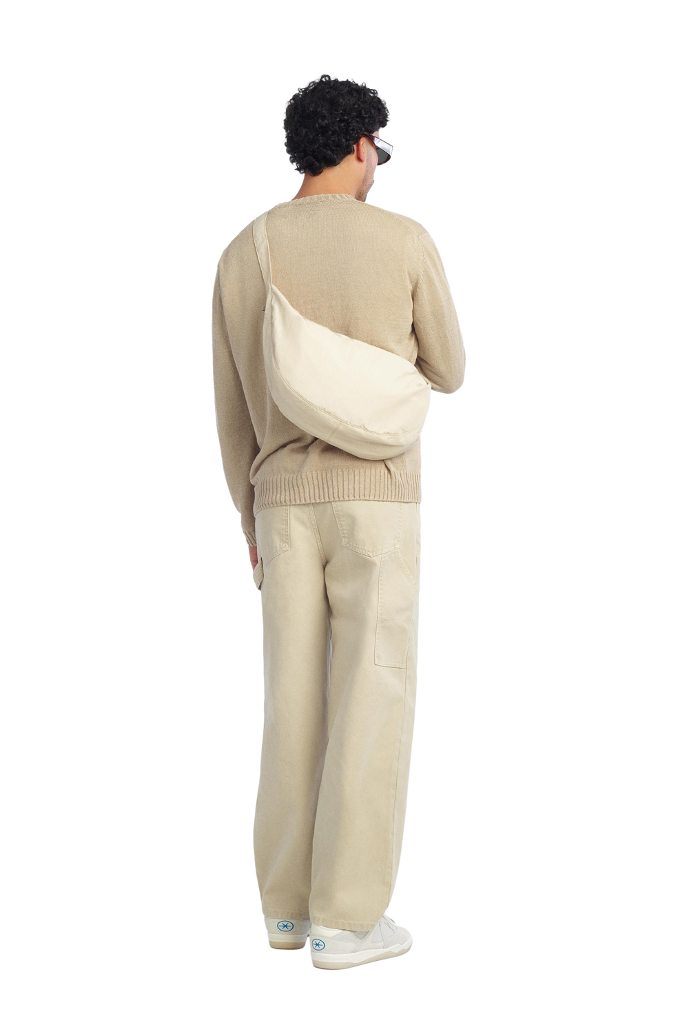 Джемпер Zara Benito Antonio Collection Relaxed Fit 100% Linen, бежевый — фото 2
