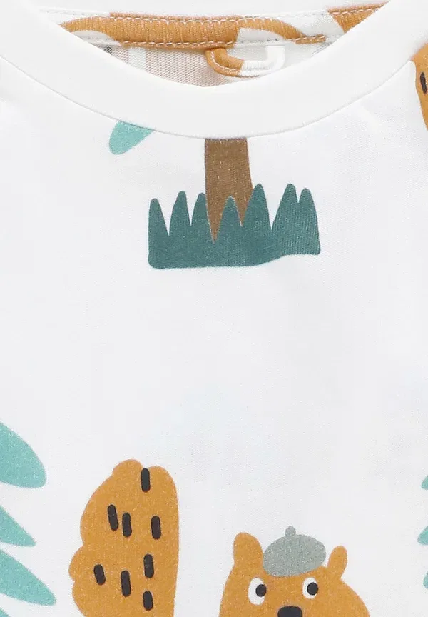 Топ с длинным рукавом с принтом Long sleeved top Stella Mccartney Kids, белый — фото 3